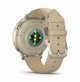 Venu 4 - 41 mm Lunar Gold with Bone Silicone Band and Light Sand Leather Band - 010-03013-03 - Garmin